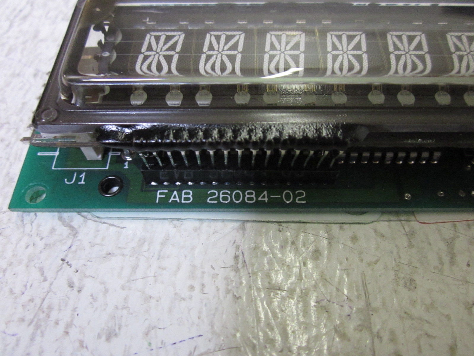 IEE 03700-02-012 ALAPAHNUMERIC FLOURESCENT DISPLAY UNMP