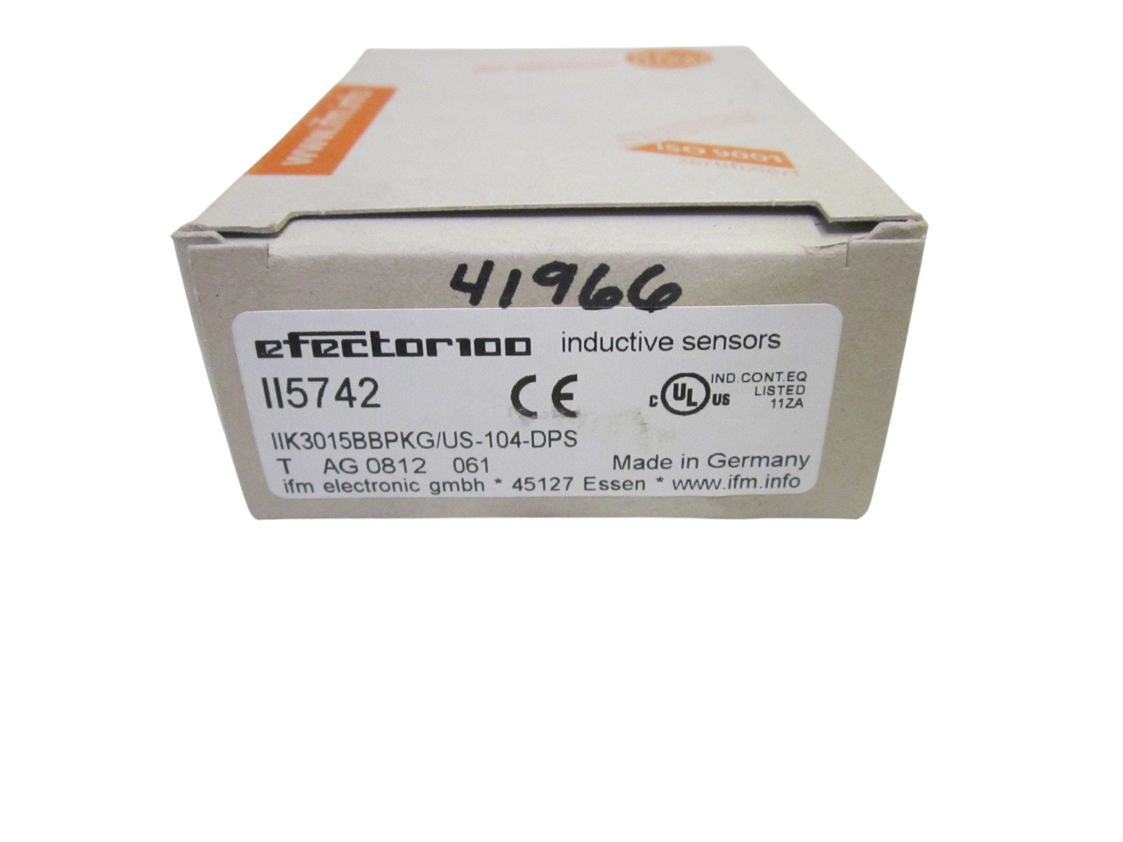 IFM ELECTRONICS 11G742 INDUCTIVER SENSOR NSMP