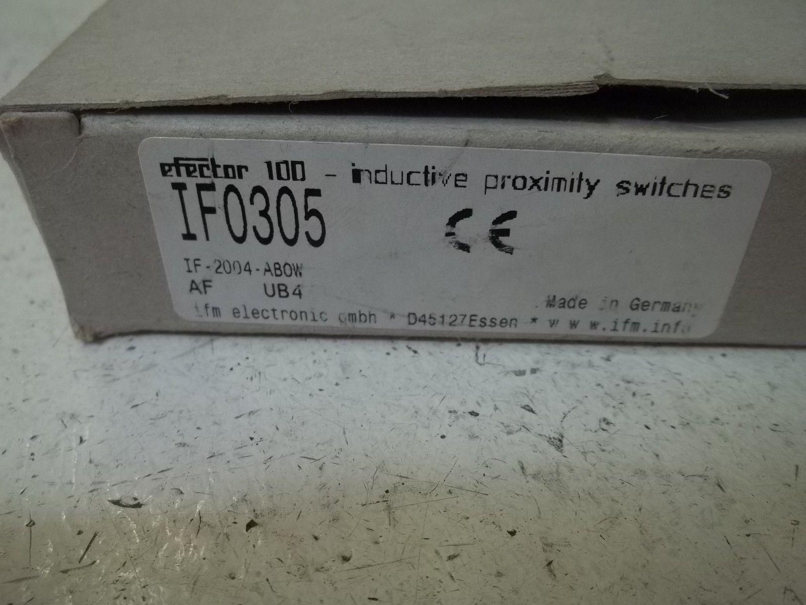 IFM IF0305 INDUCTIVE PROXIMITY SENSOR NSMP