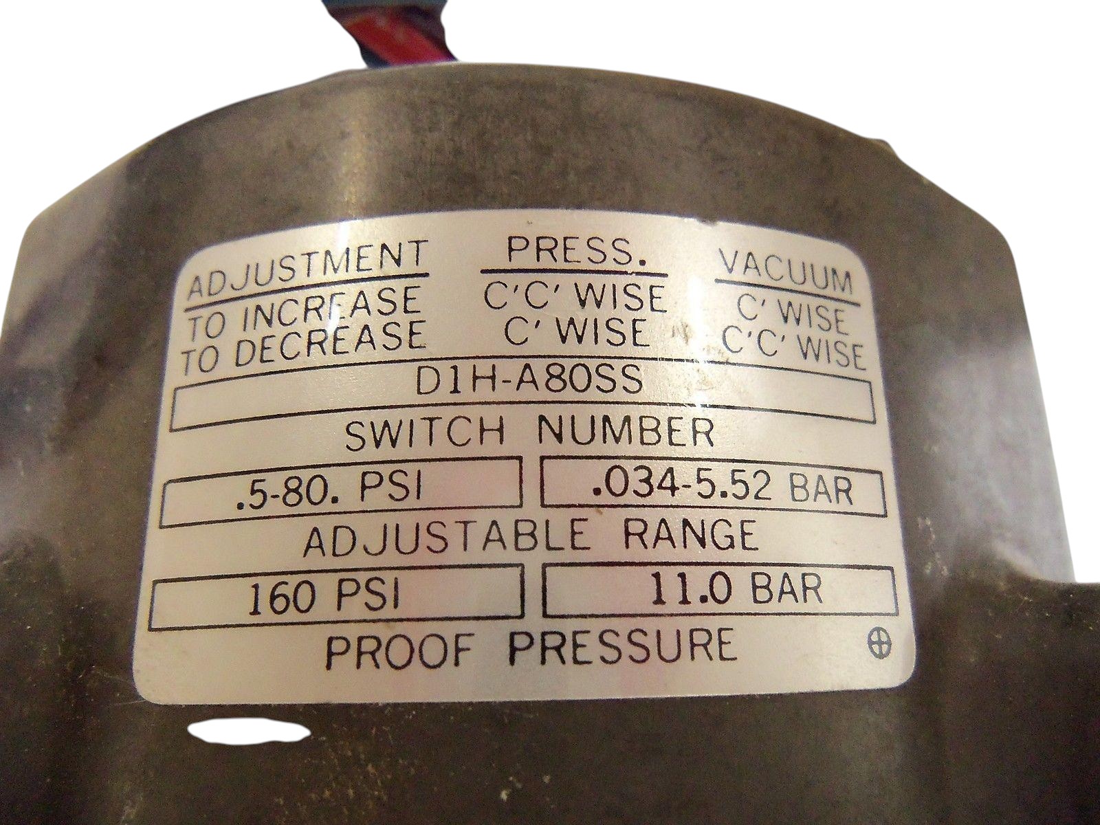 IMO D1H-A80SS UNMP