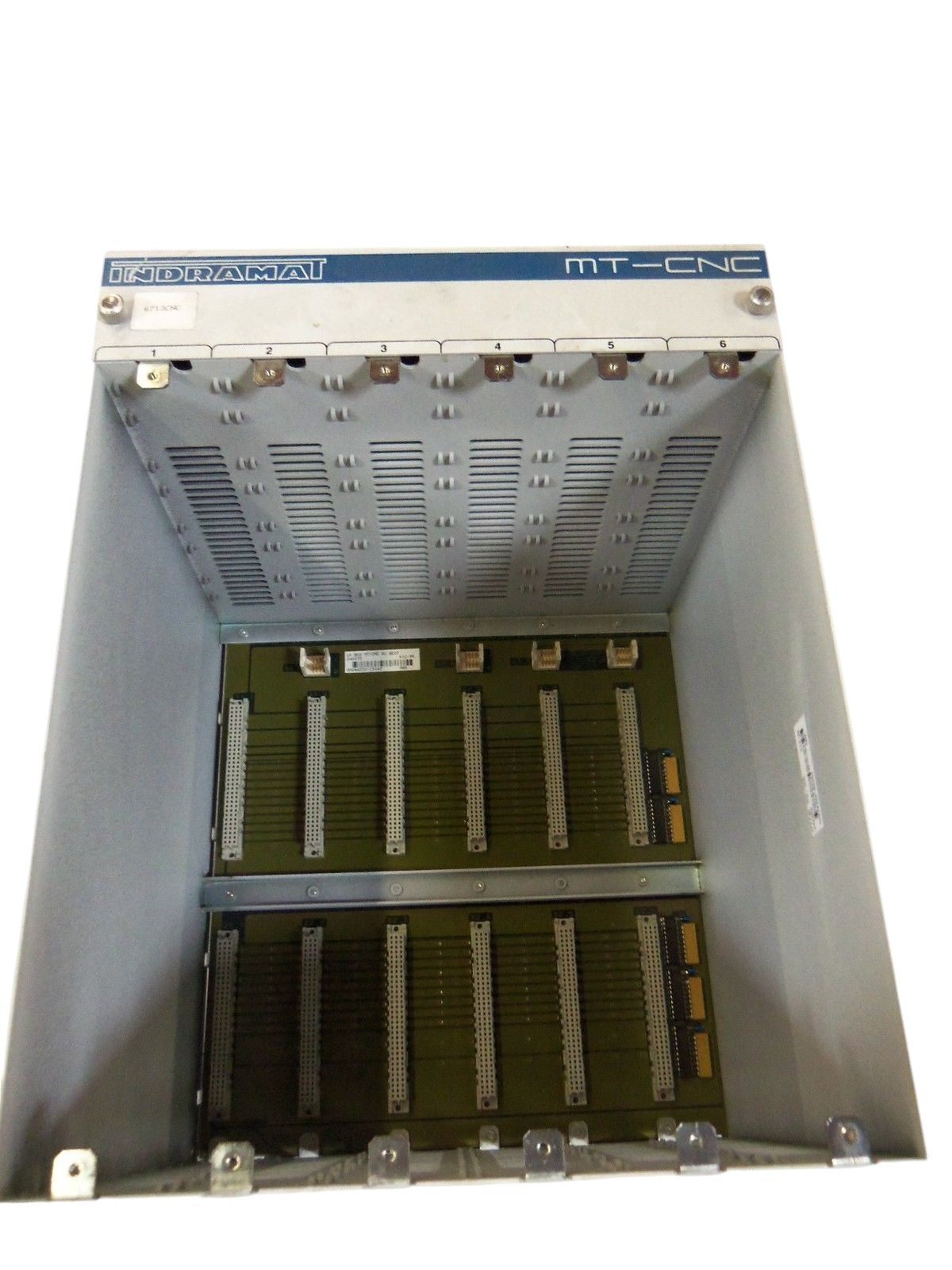 INDRAMAT MT-CNC FWA-MTCNC-004-16RVS-NN 6-SLOT RACK UNMP
