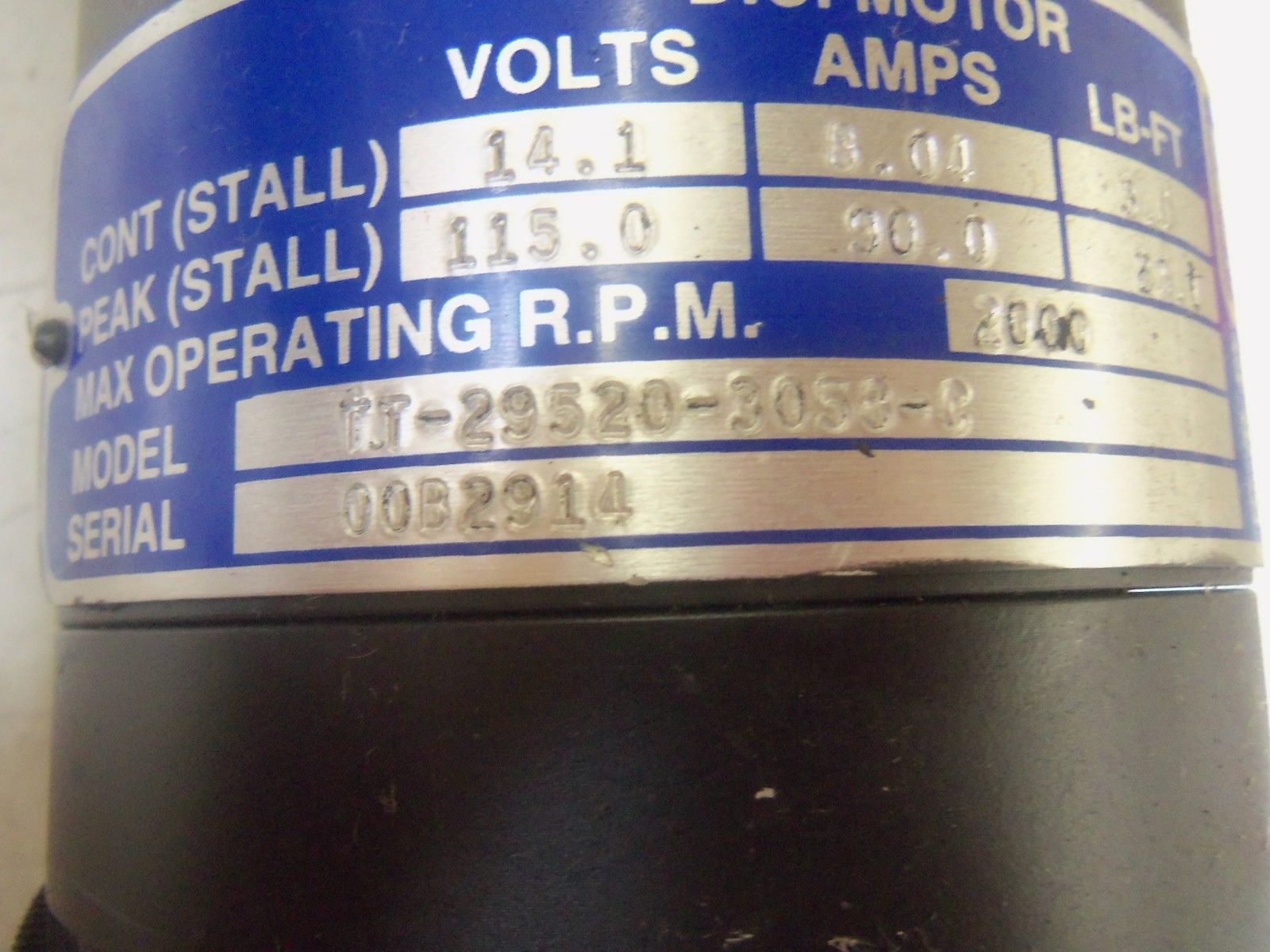 DRIVES TT-29520-3058-C UNMP