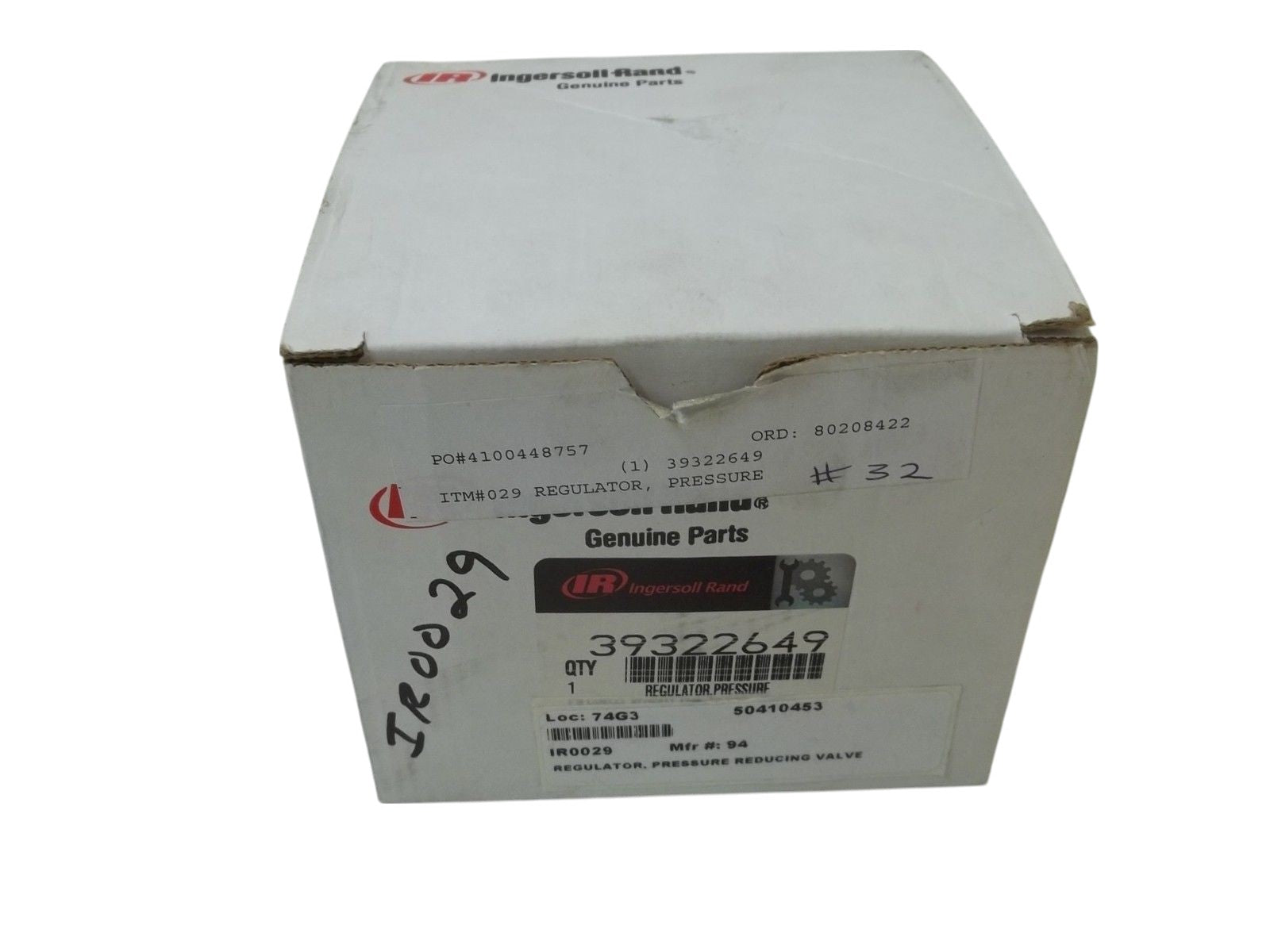 INGERSOLL RAND 39322649 MODEL 94 REGULATOR PRESSURE NSMP