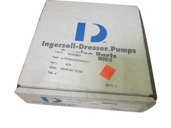 INGERSOLL-DRESSER PUMPS 1675A05250DA001 WEARING RING NSMP