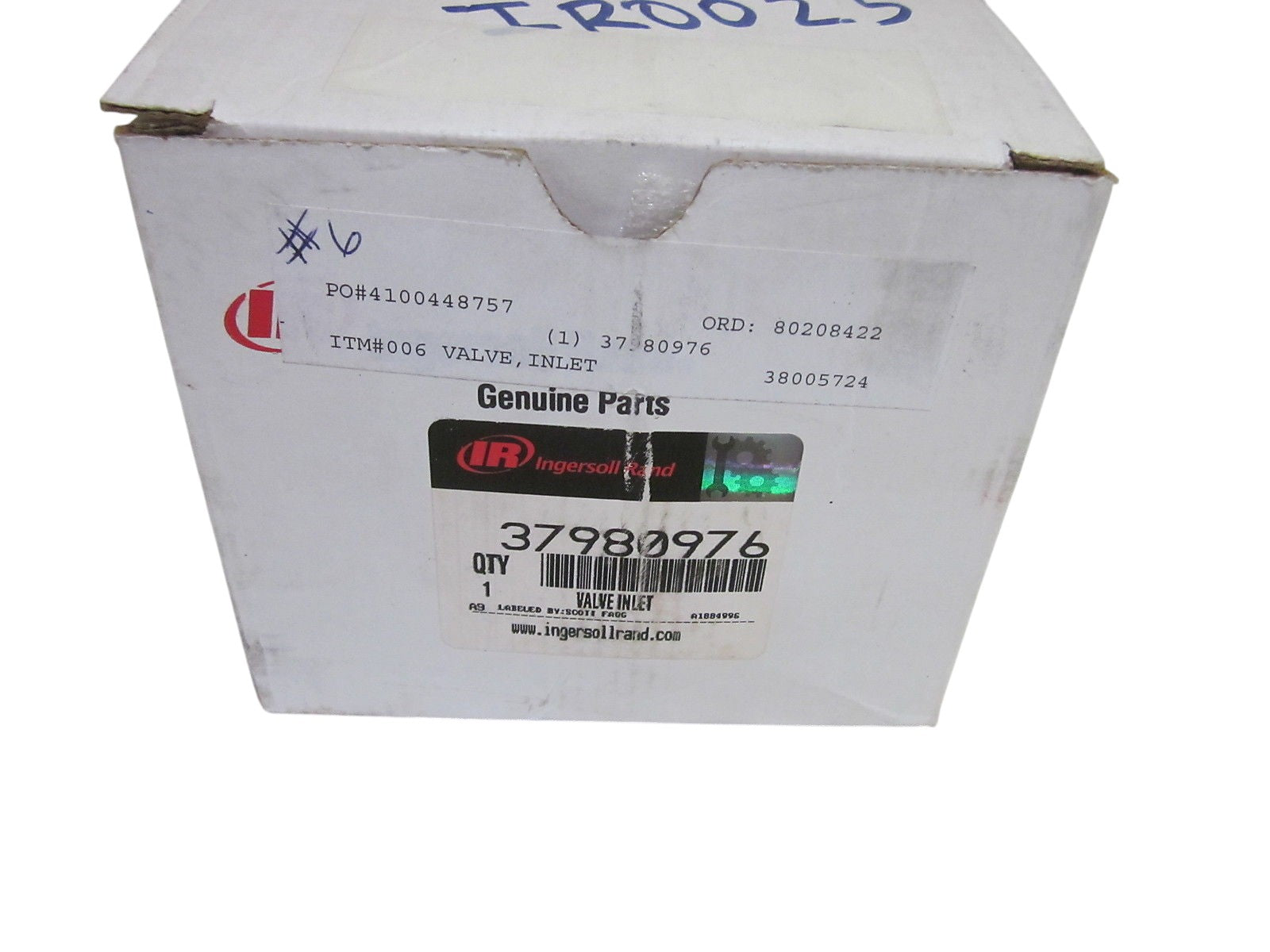 INGERSOLL RAND 37980976 VALVE INLET NSMP