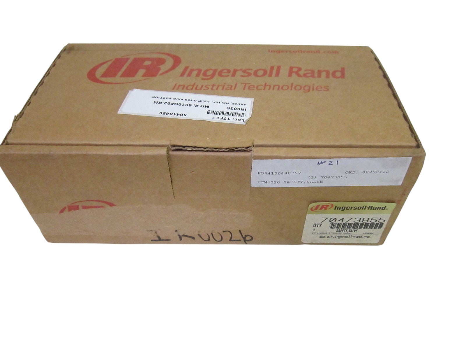 INGERSOLL RAND 70473855  1-1/4" 100PSIG NSMP