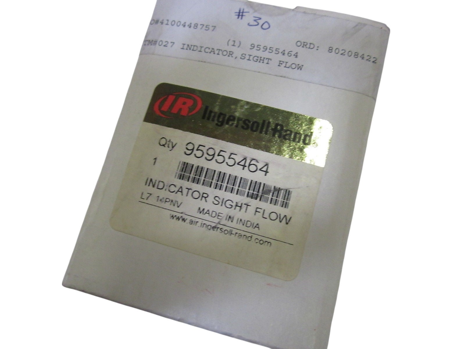 INGERSOLL RAND 95955464 INDICATOR SIGHT FLOW (AS PICTURED) NSMP