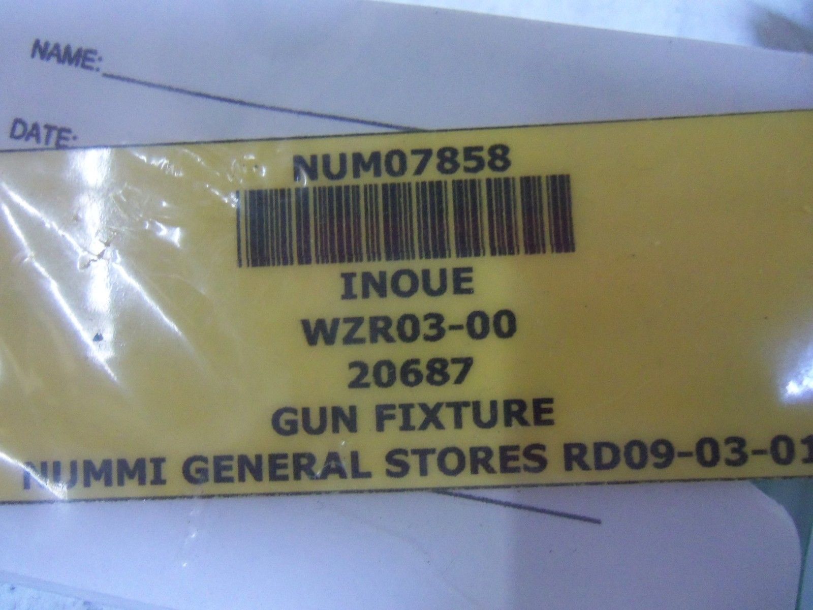 INOUE WZR03-00 GUN FIXTURE NSNP