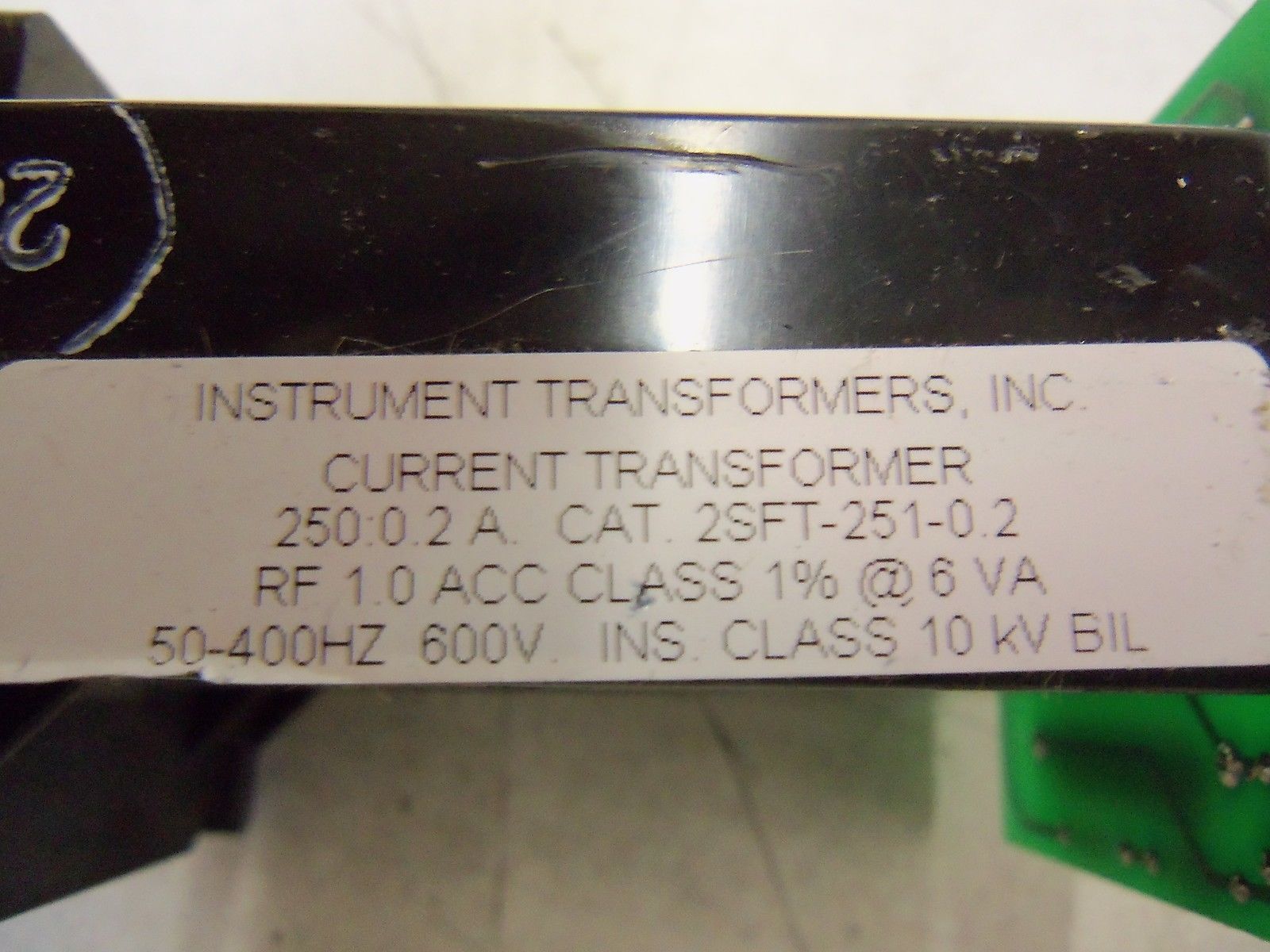 INSTROMENT TRANSFOMERS 2SFT-251-0.2 UNMP