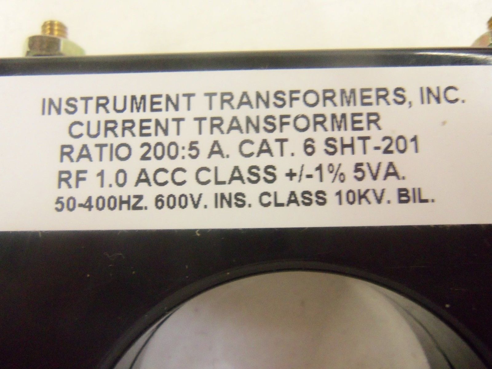 INSTRUMENTS TRANSFORMERS 6SHT-201 NSNP