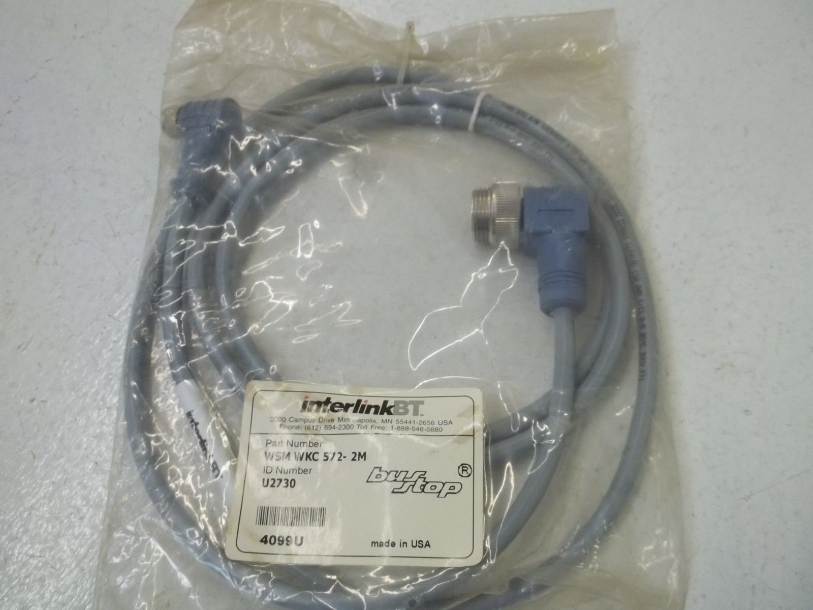 INTELINKBT WSMWKC572-2M CABLE NSNP IN  A FACTORY BAG
