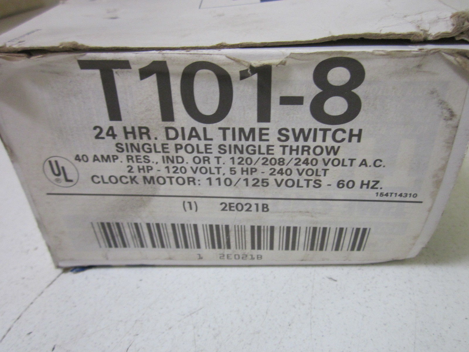 INTERMATIC T101-8 DIAL TIME SWITCH 24HR NSMP