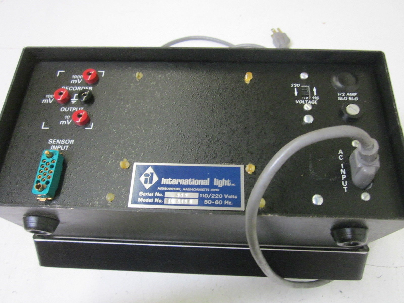 INTERNATIONAL LIGHT INC. TL545A UNMP