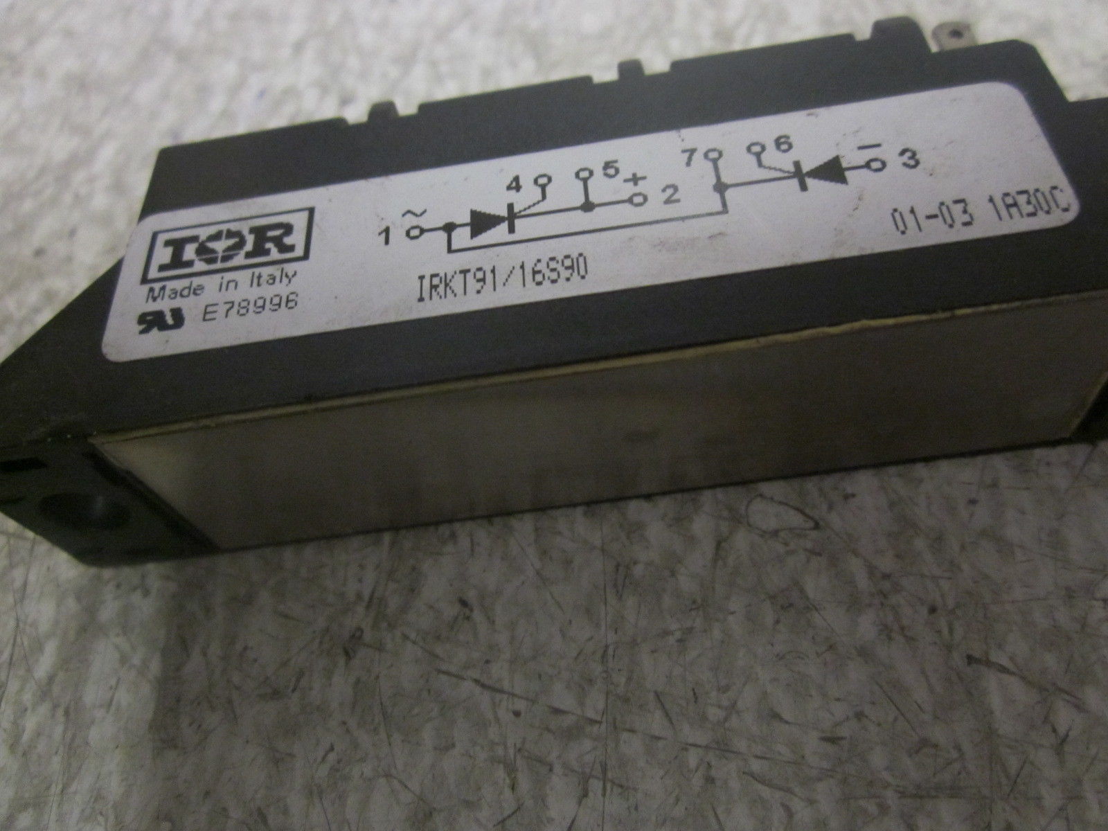 INTERNATIONAL RECTIFIER  IRKT91/16S90 SEMICONDUCTOR UNMP