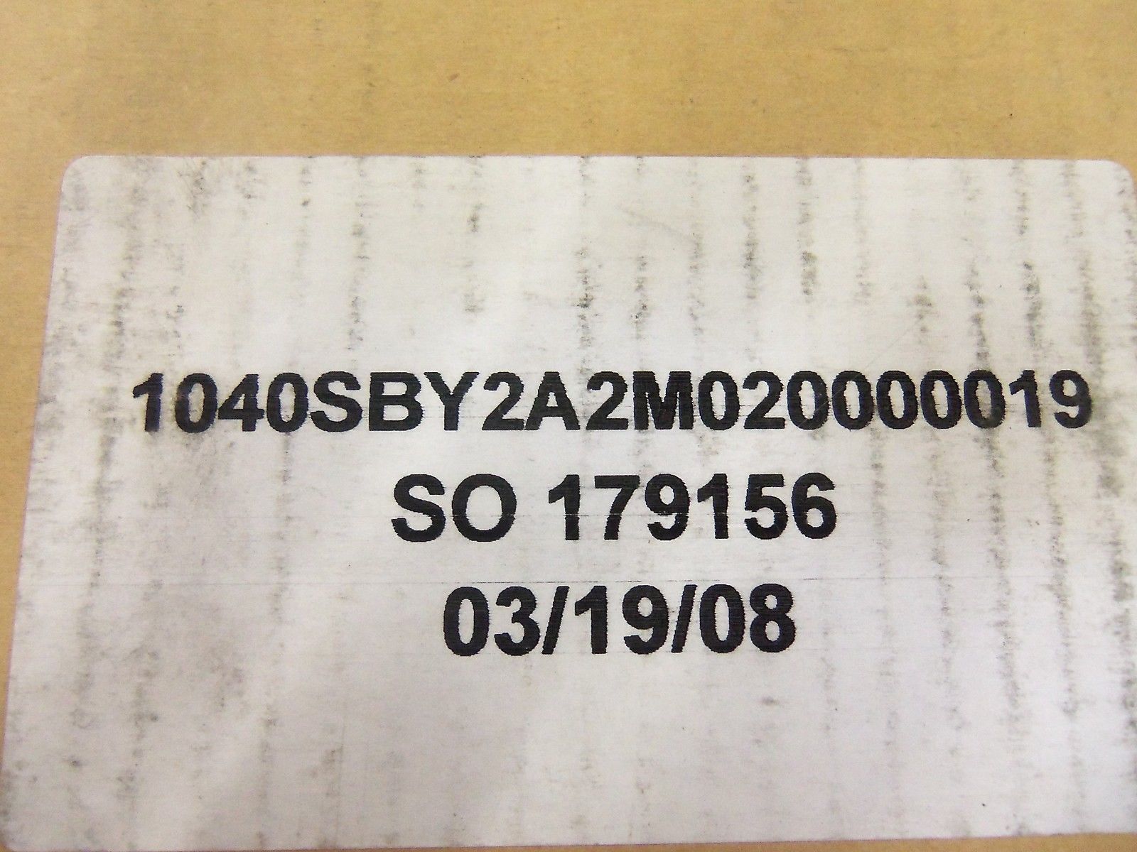 IPC 1040SBY2A2M020000019 NSMP