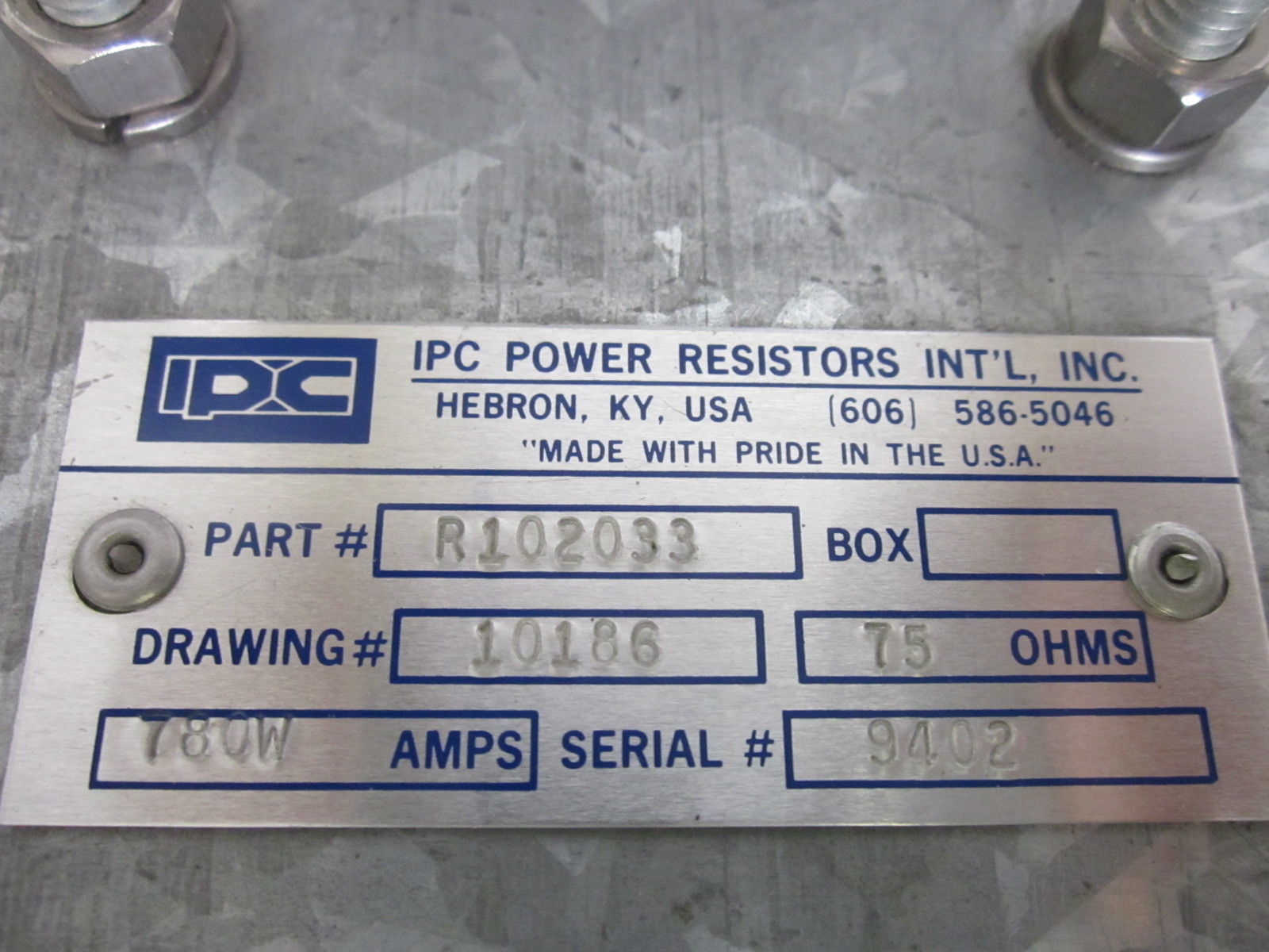 IPC R102033 UNMP