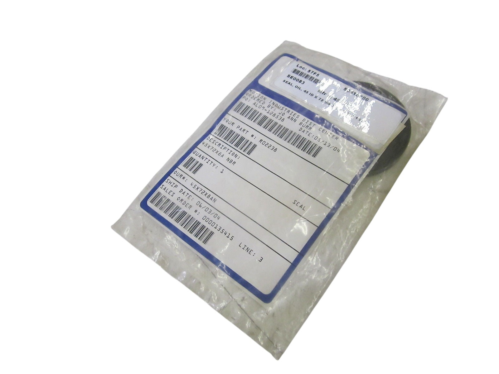 ISP 45X72X8AN OIL SEAL NSMP