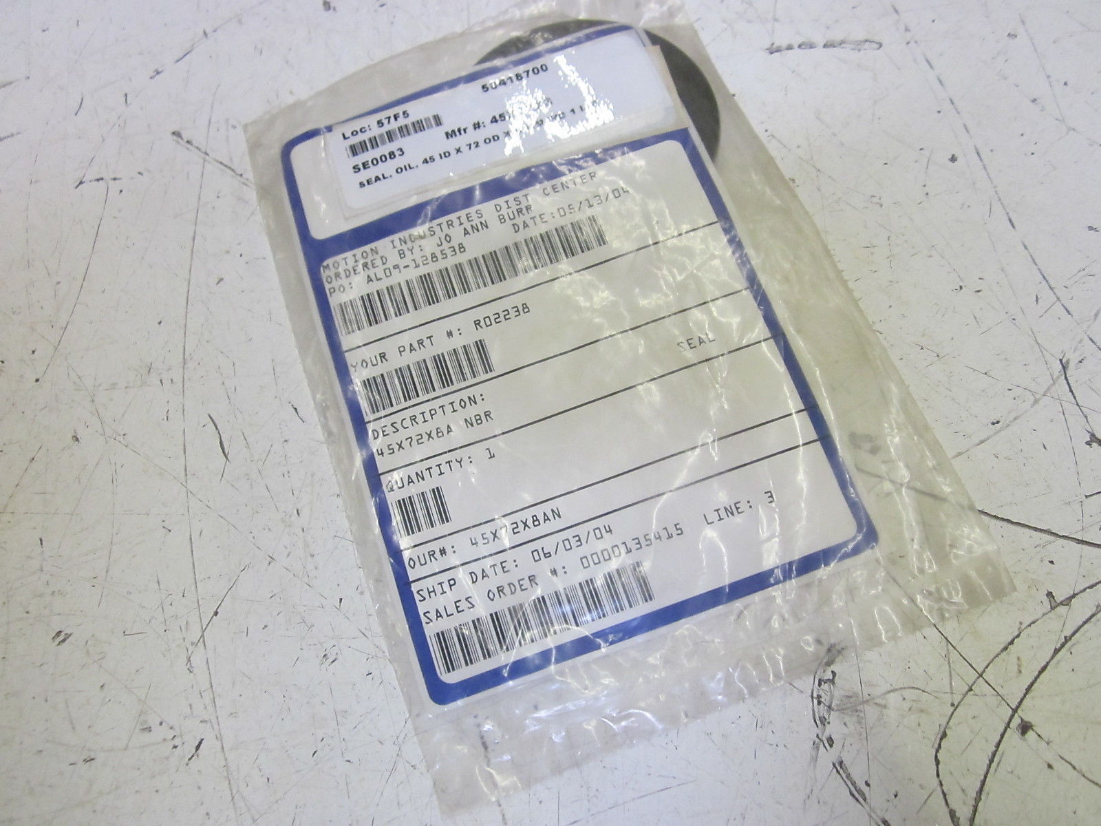 ISP 45X72X8AN OIL SEAL NSMP