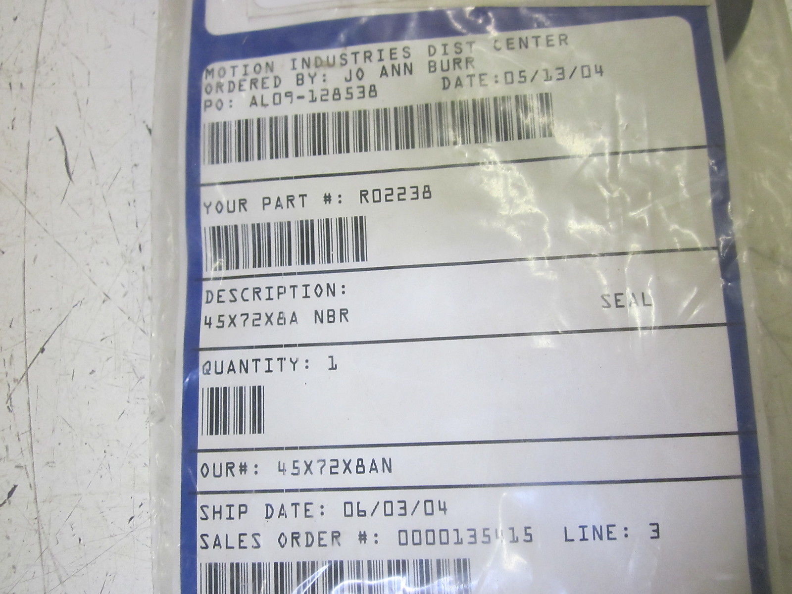 ISP 45X72X8AN OIL SEAL NSMP