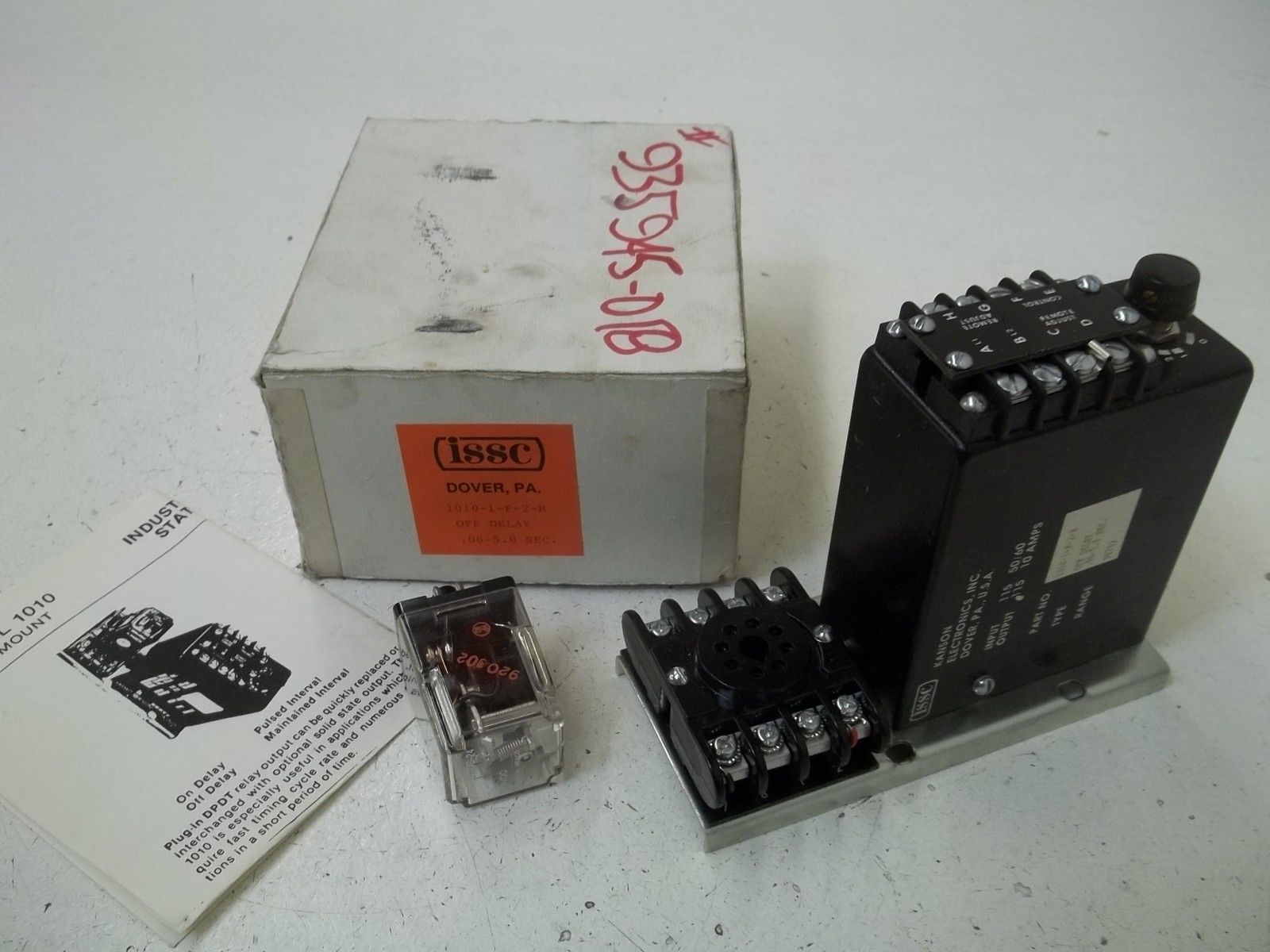 ISSC 1010-1-F-2-B TIMER OFF DELAY .06-5.0 SEC. NSMP