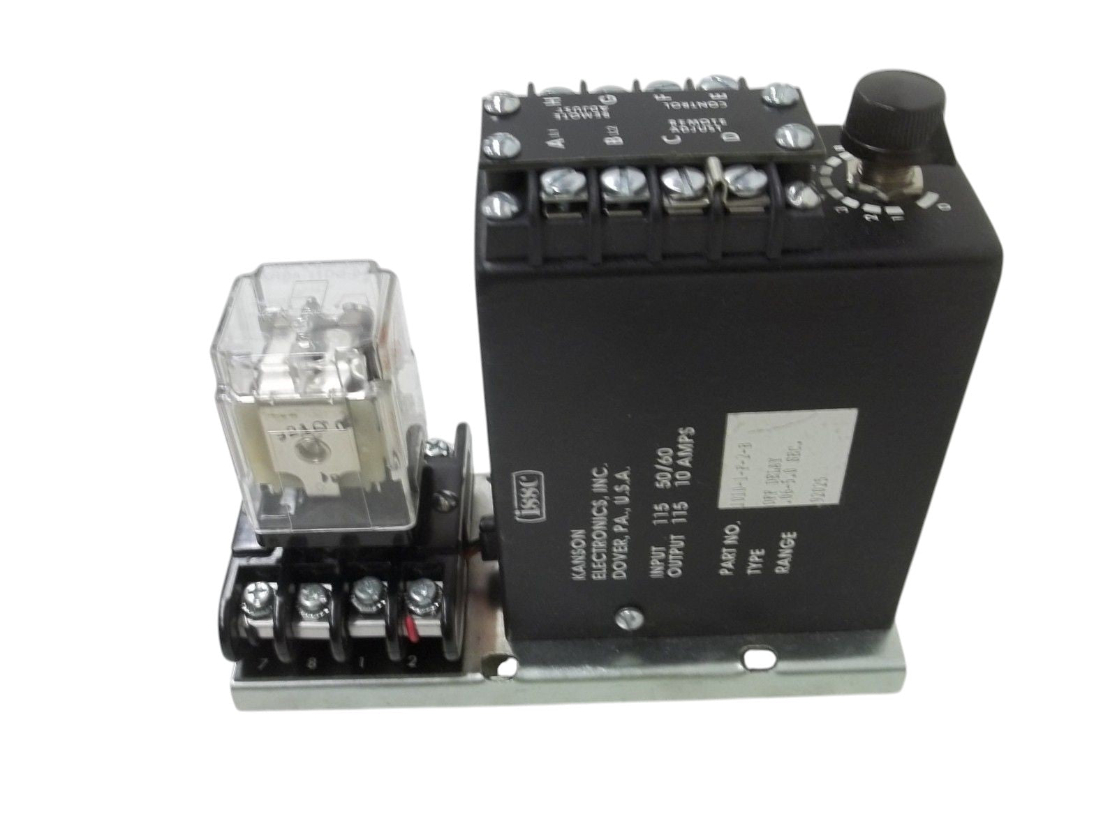 ISSC 1010-1-F-2-B TIMER OFF DELAY .05-5.0 SEC.  UNMP