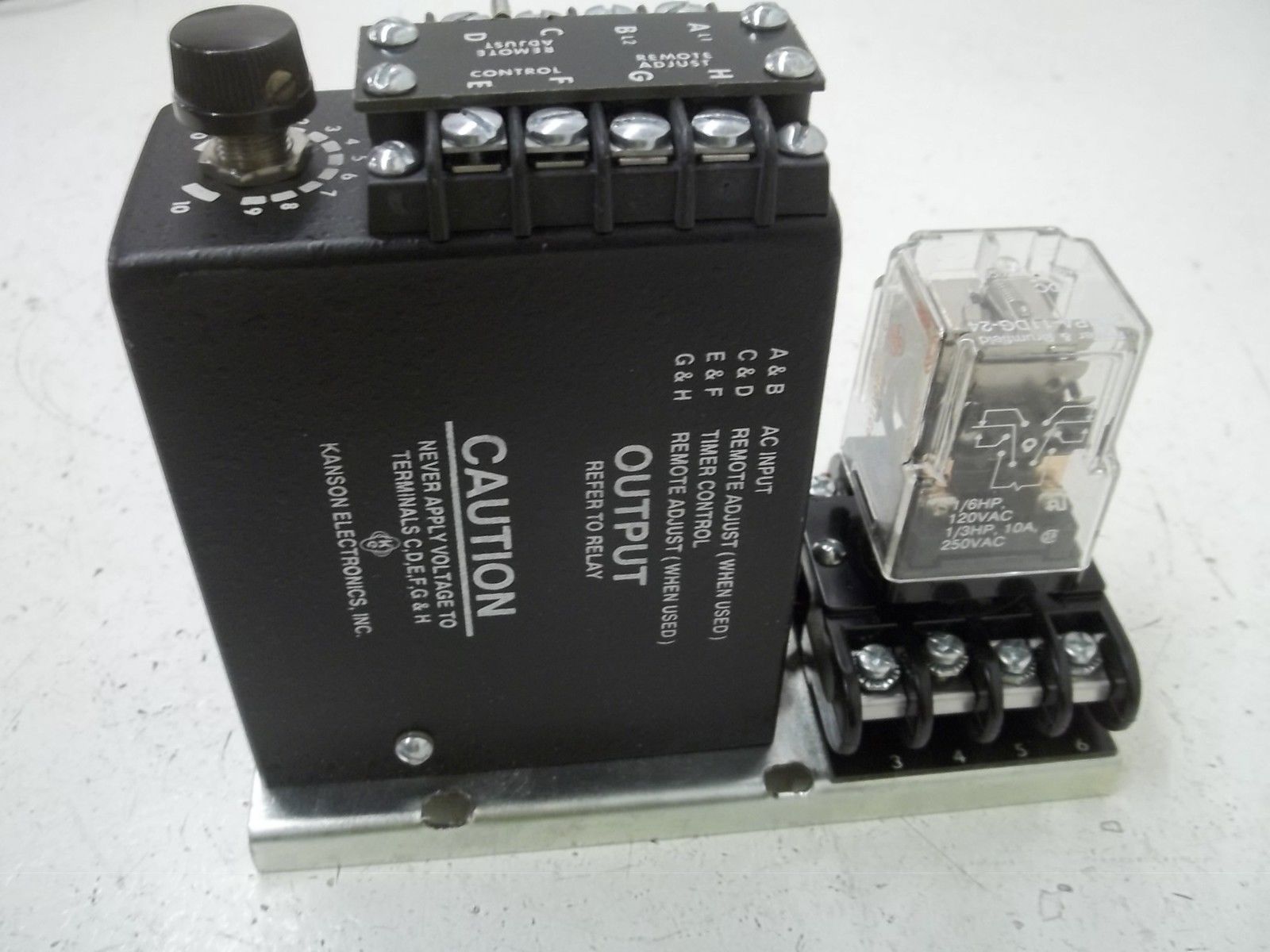 ISSC 1010-1-F-2-B TIMER OFF DELAY .05-5.0 SEC.  UNMP