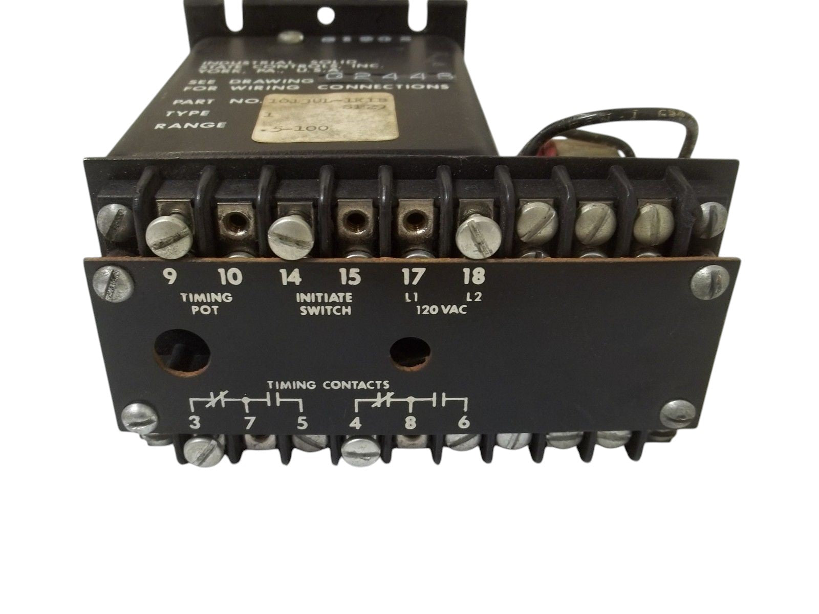 ISSC 1013UL-1K1BSP29 SOILD STATE TIMER UNMP