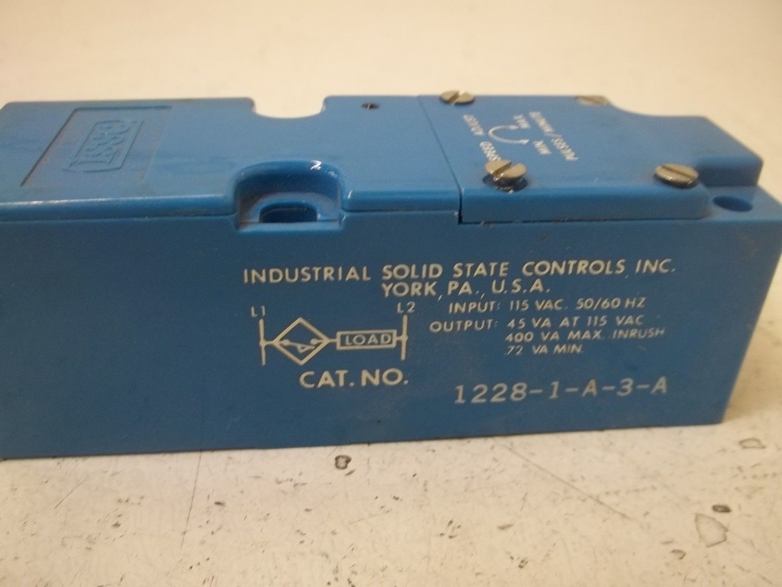 ISSC 1228-1-A-3-A LIMIT SWITCH UNMP