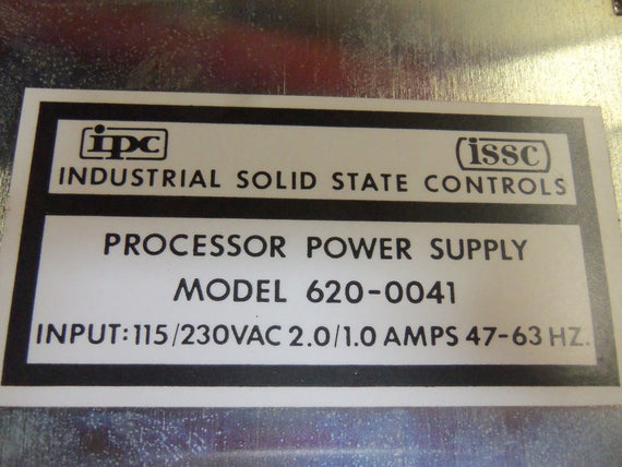 ISSC 620-0041 POWER SUPPLY MODULE UNMP