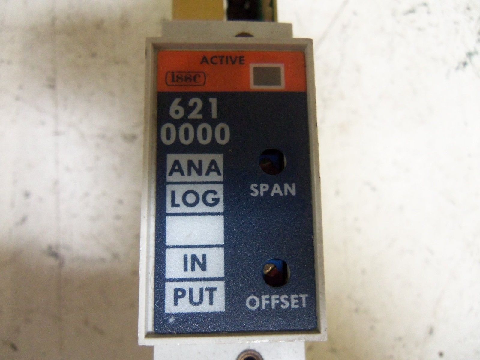 ISSC 621-0000 INPUT MODULE ANALOG UNMP