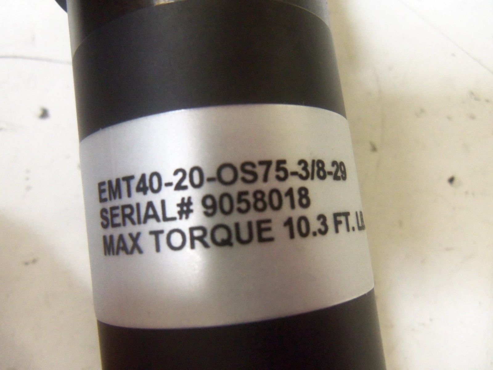 ITD AUTOMATION EMT40-20-OS75-3/8-29 NUTRUNNER UNMP