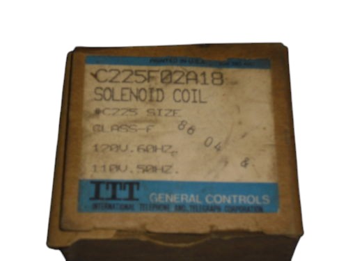 ITT C225F02A18 SOLENOID COIL 110/120V NSMP