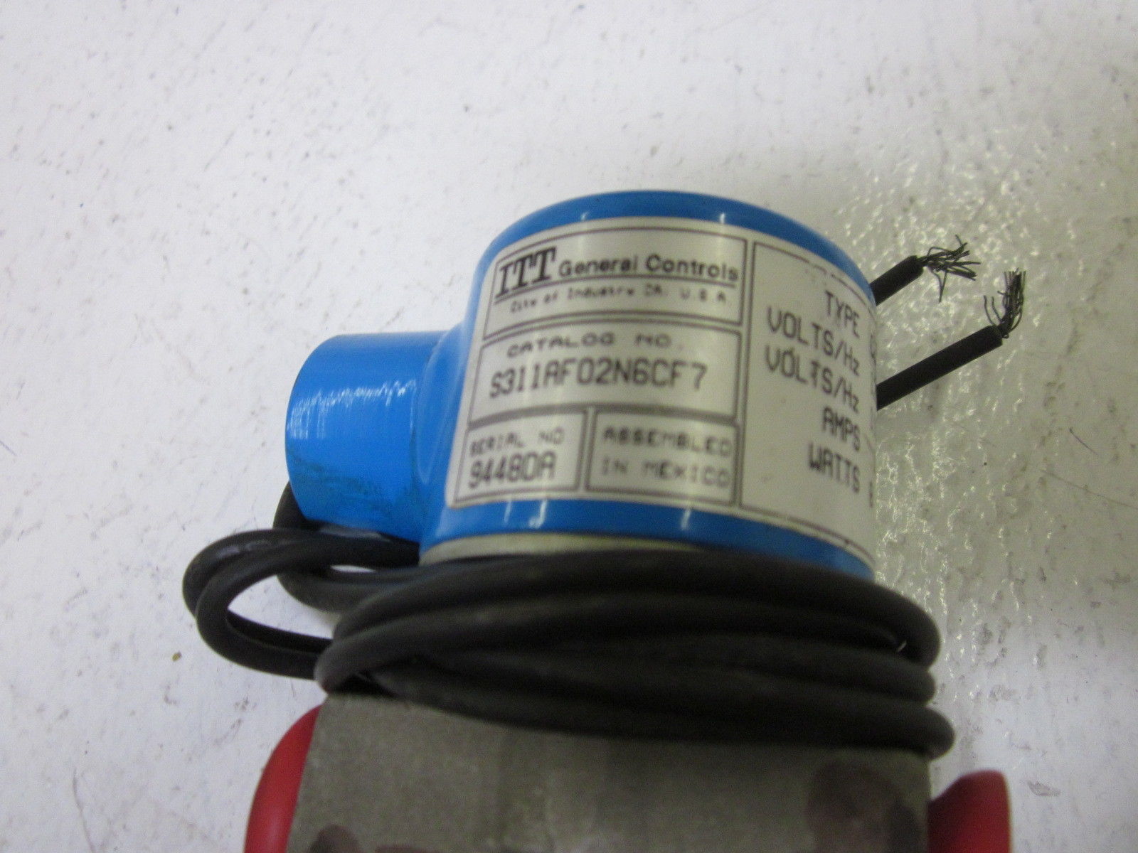 ITT GENERAL CONTROLS S311AF02N6CFM 120V UNMP