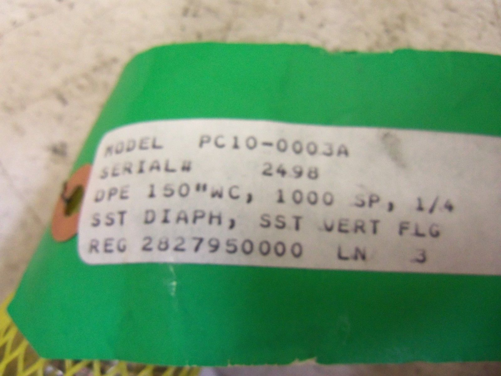 ITT PC10-0003A TRANSDUCER UNMP