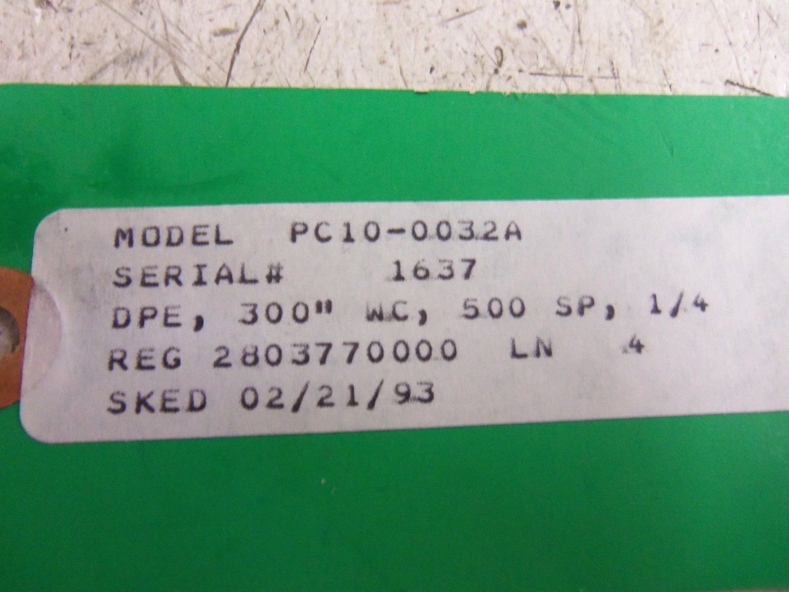 ITT PC10-0032A TRANSDUCER UNMP