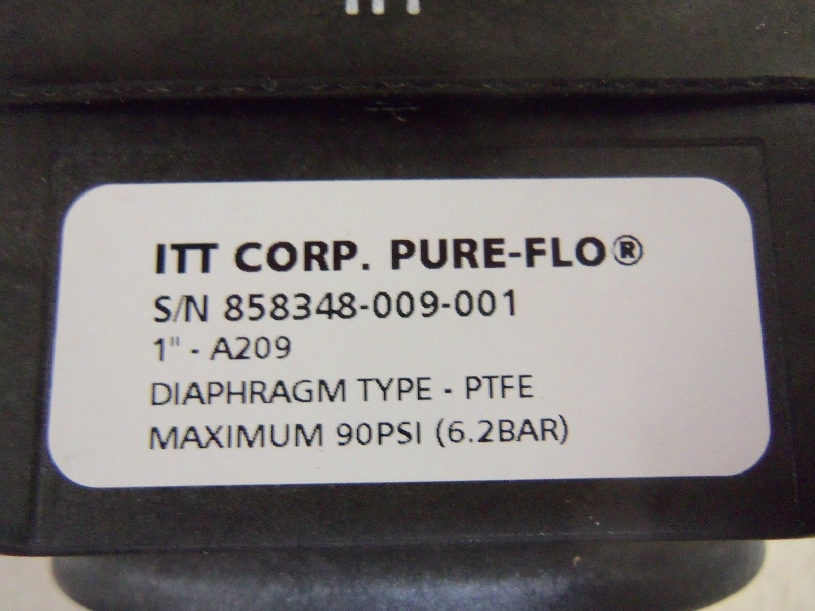 ITT PTFE DIAPHRAGM NSMP