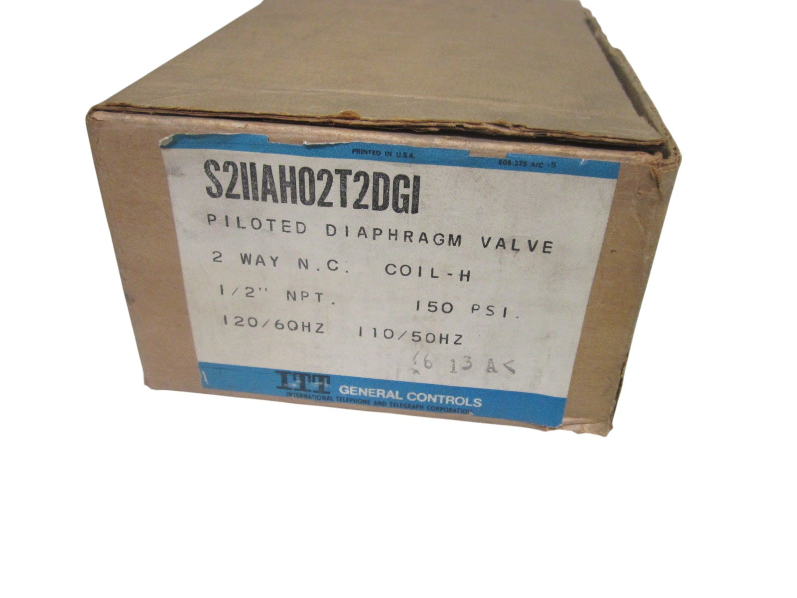 ITT S211AH02T2DG1 PILOTED DIAGRAM VALVE NSMP