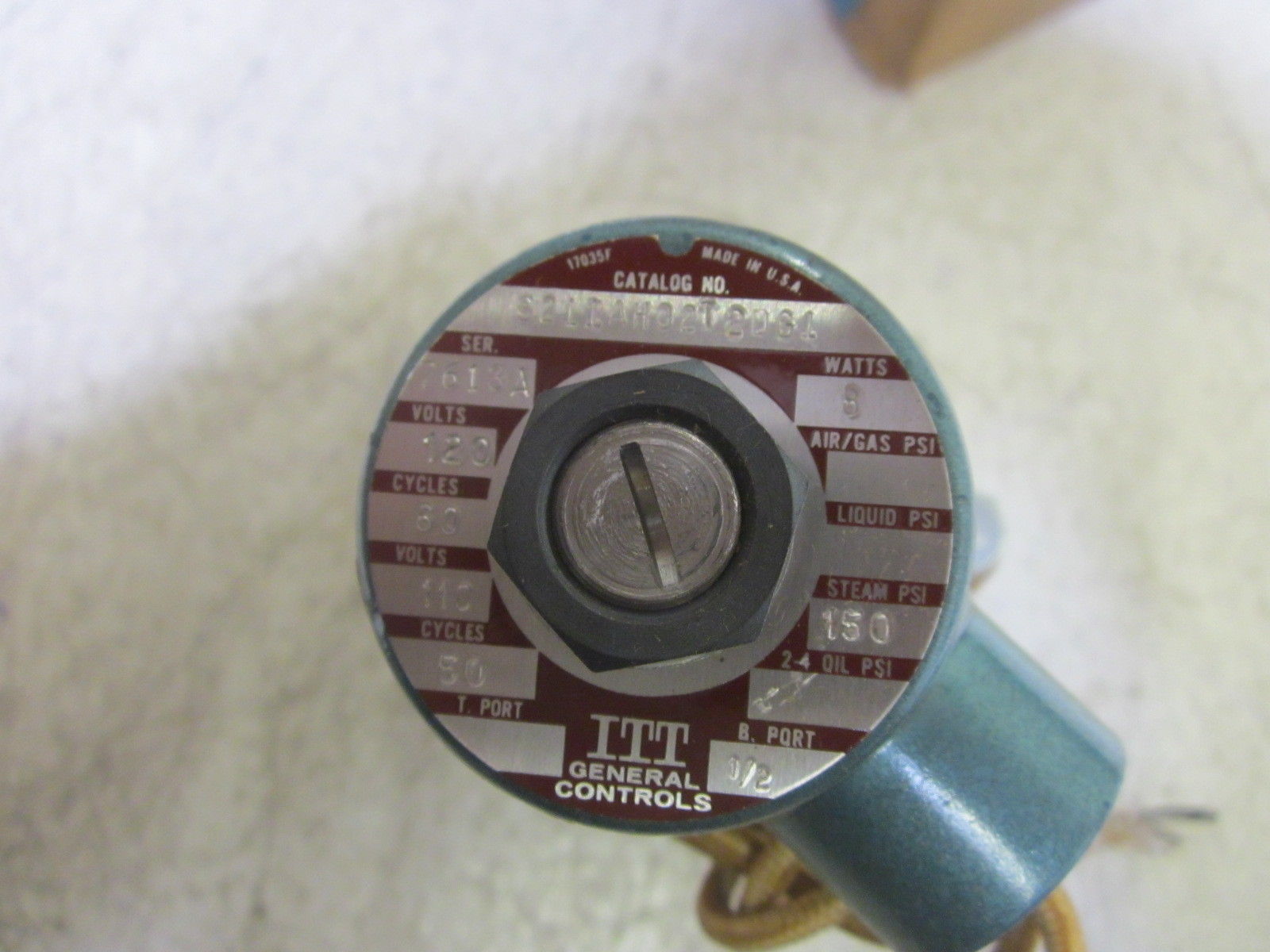 ITT S211AH02T2DG1 PILOTED DIAGRAM VALVE NSMP
