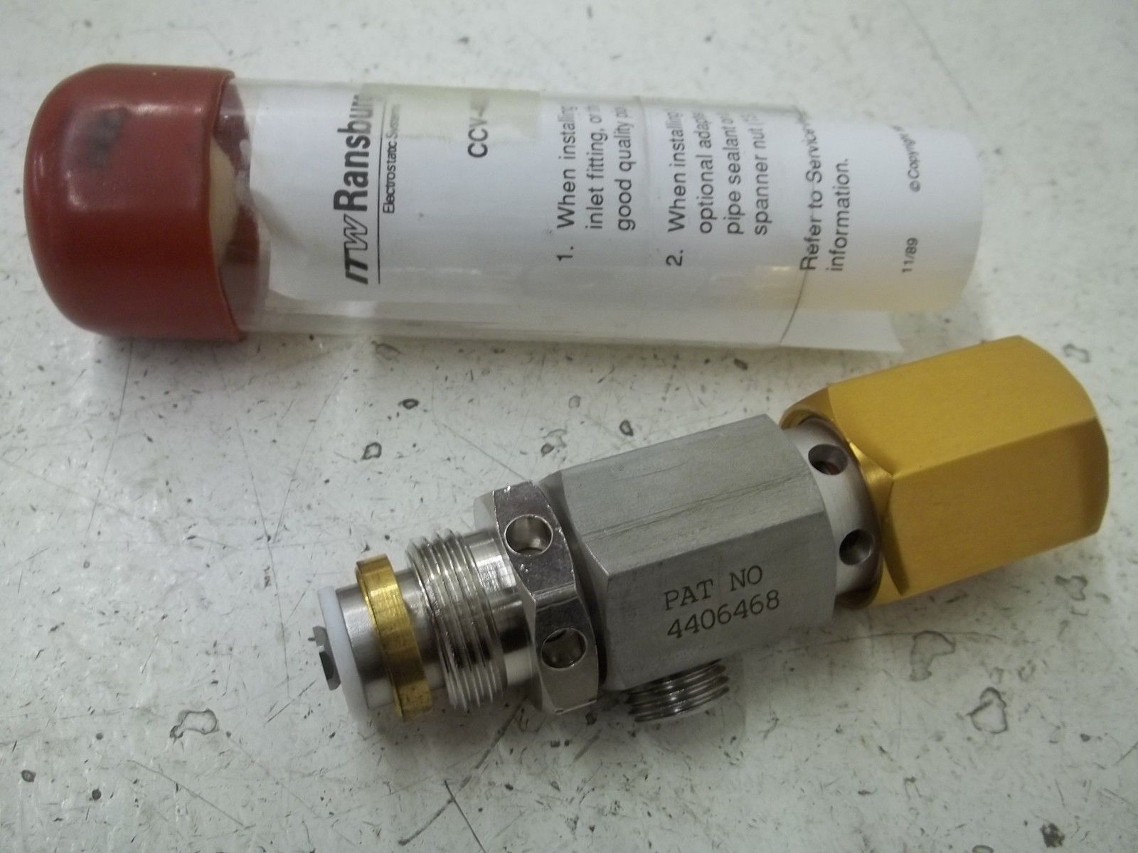 ITW CCV-403-SS COLOR CHANGE VALVE  *ORIGINAL PACKAGE*