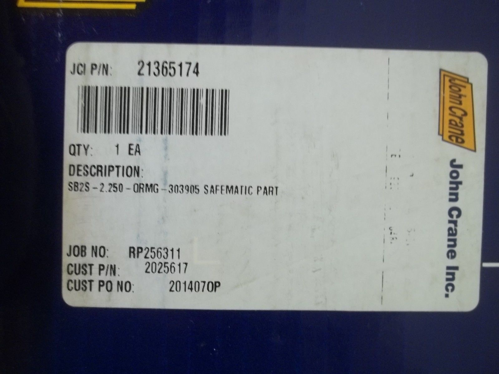 JOHN CRANE SB2S-2.250-QRMG  NSMP