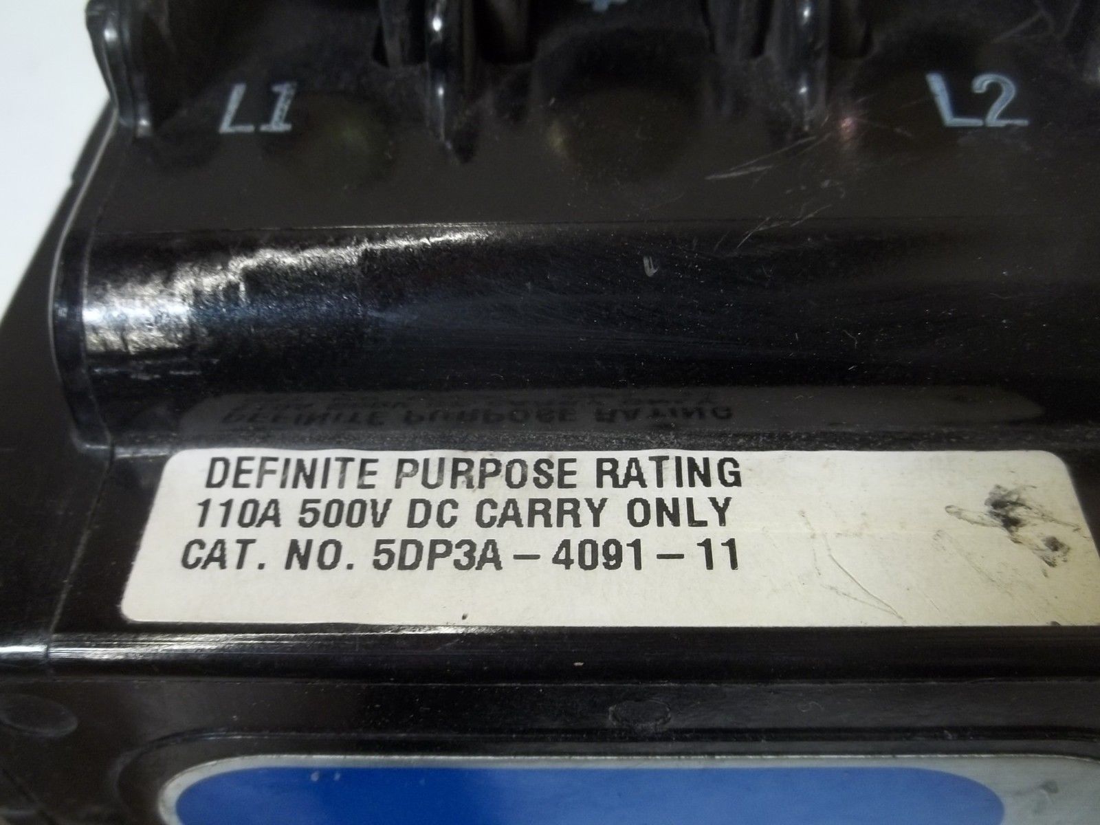 JOSLYN CLARK 5DP3A-4091-11 CONTACTOR UNMP