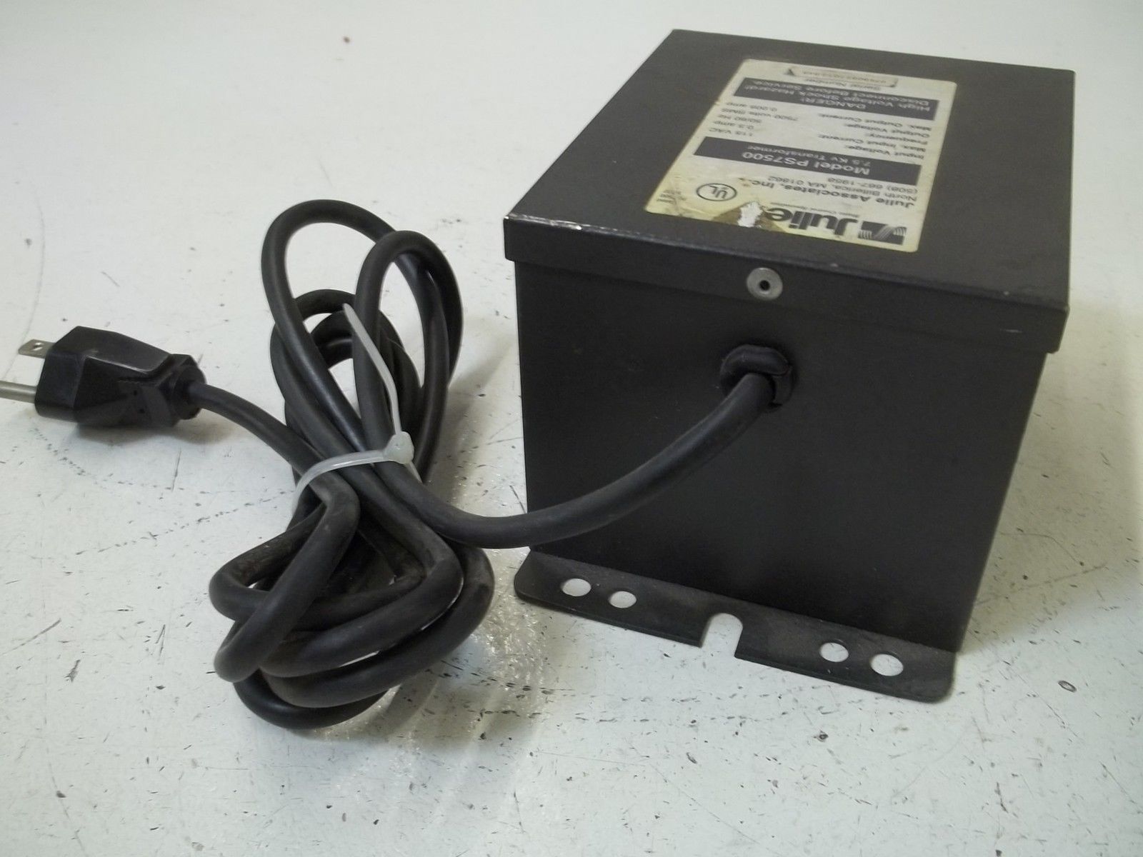 JULIE ASSOCIATES, INC. PS7500 TRANSFORMER UNMP