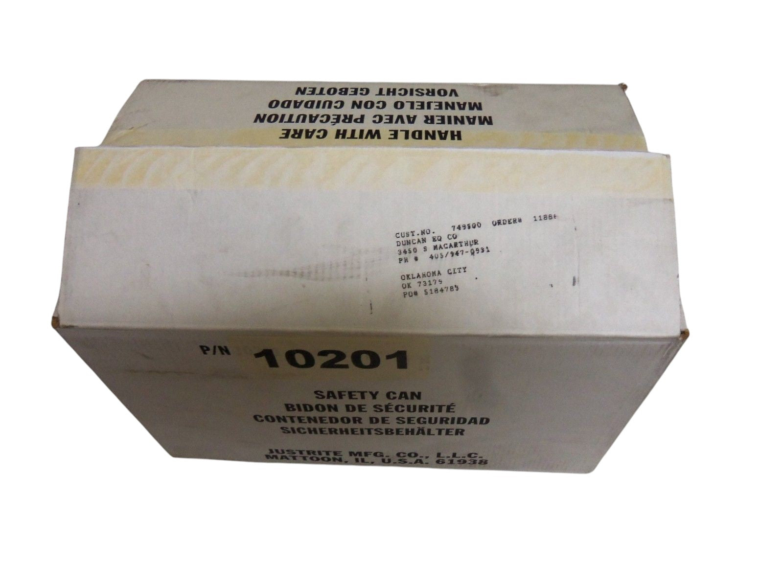 JUSTRITE 10201 SAFETY CAN NSMP