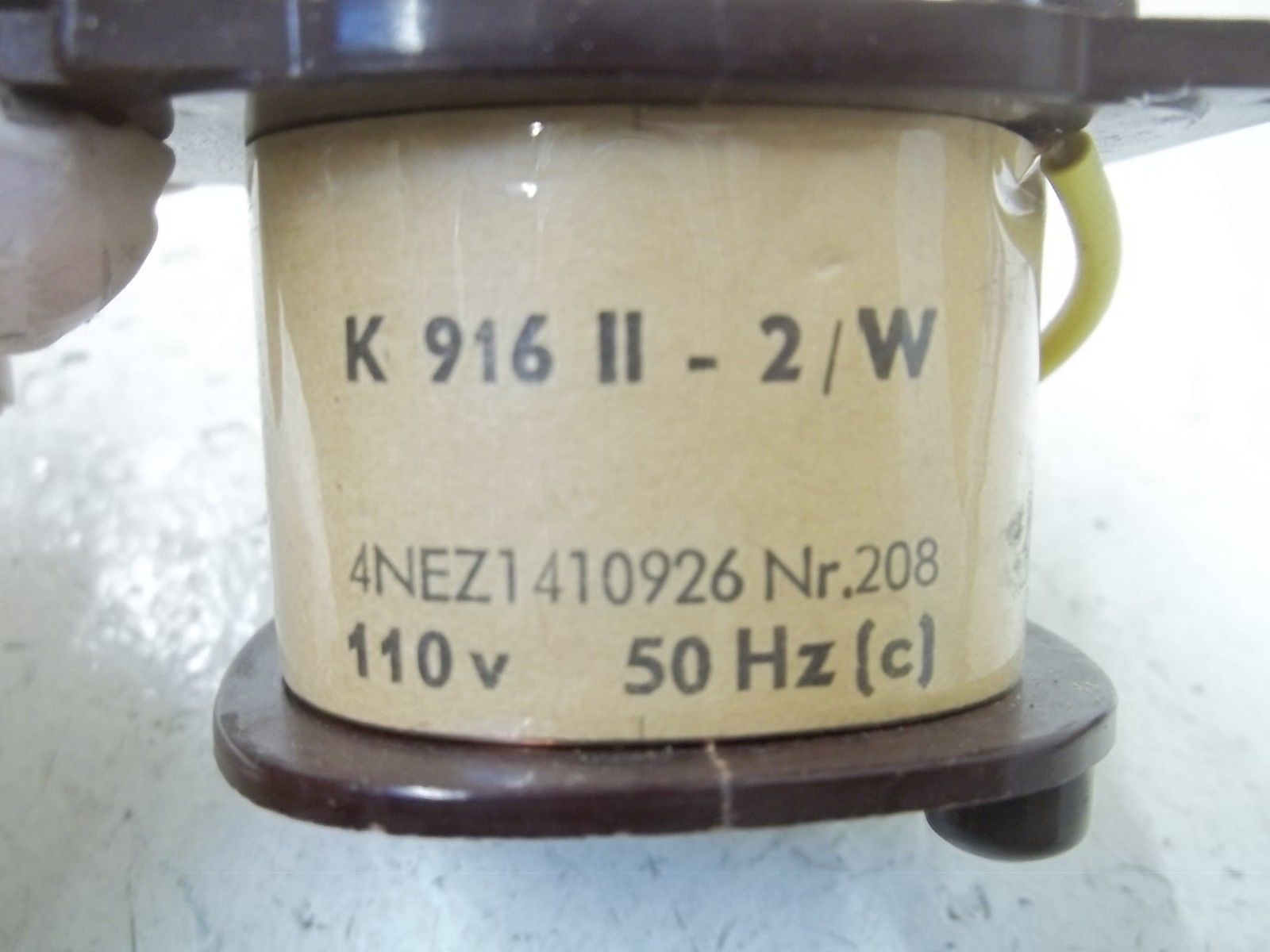 K916II-2/W COIL 110V UNMP