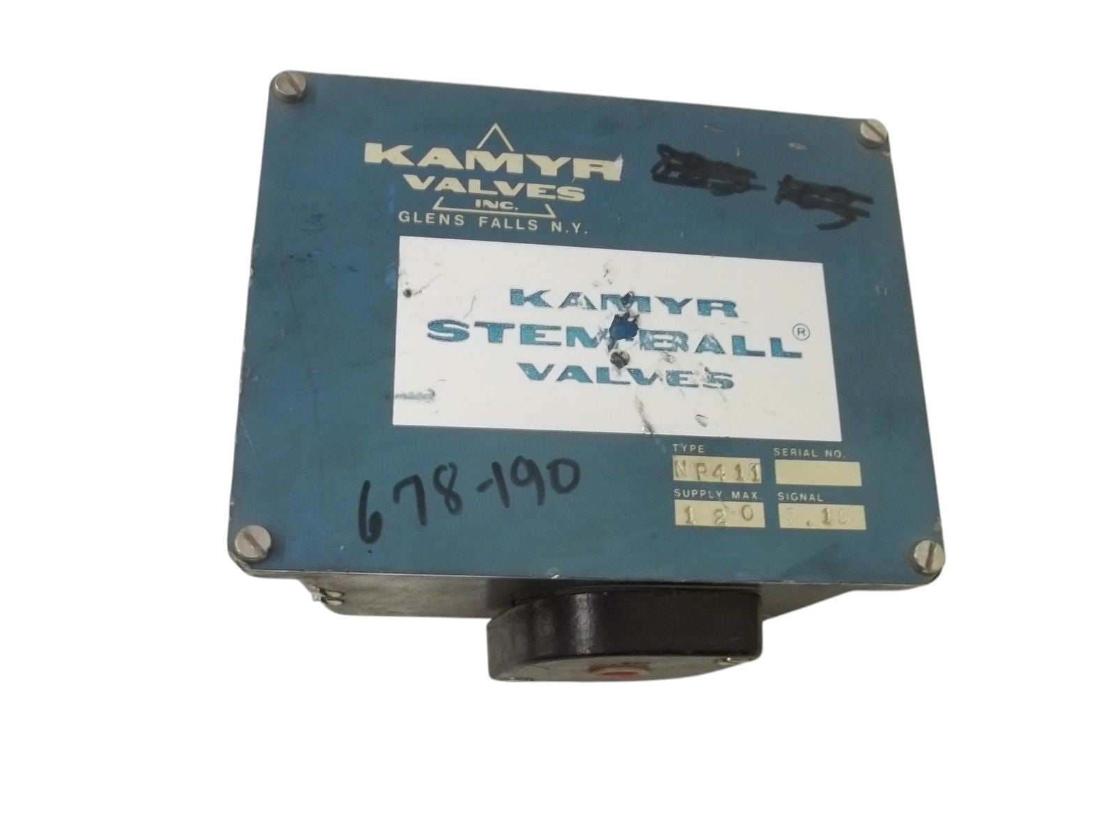 KAMYR VALVE INC. NP411 POSITIONER UNMP