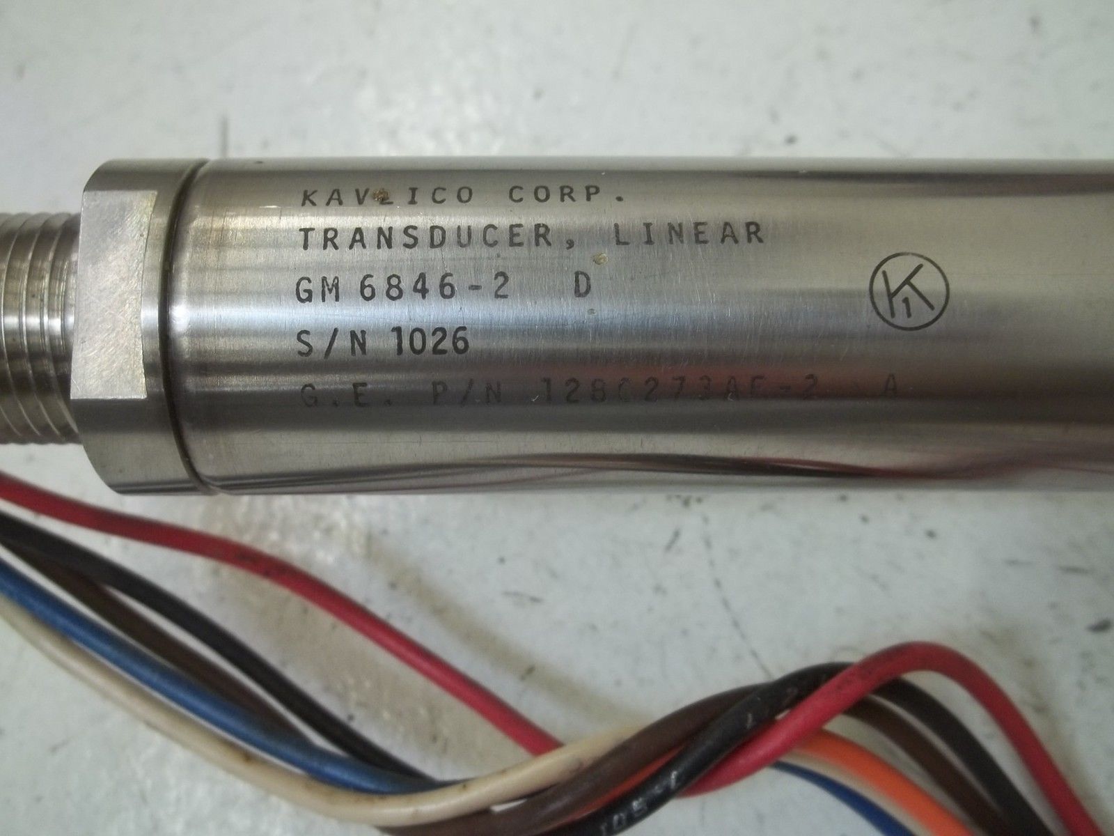 KAVLICO CORP. GE128C27AF- A TRANSDUCER LINEAR UNMP