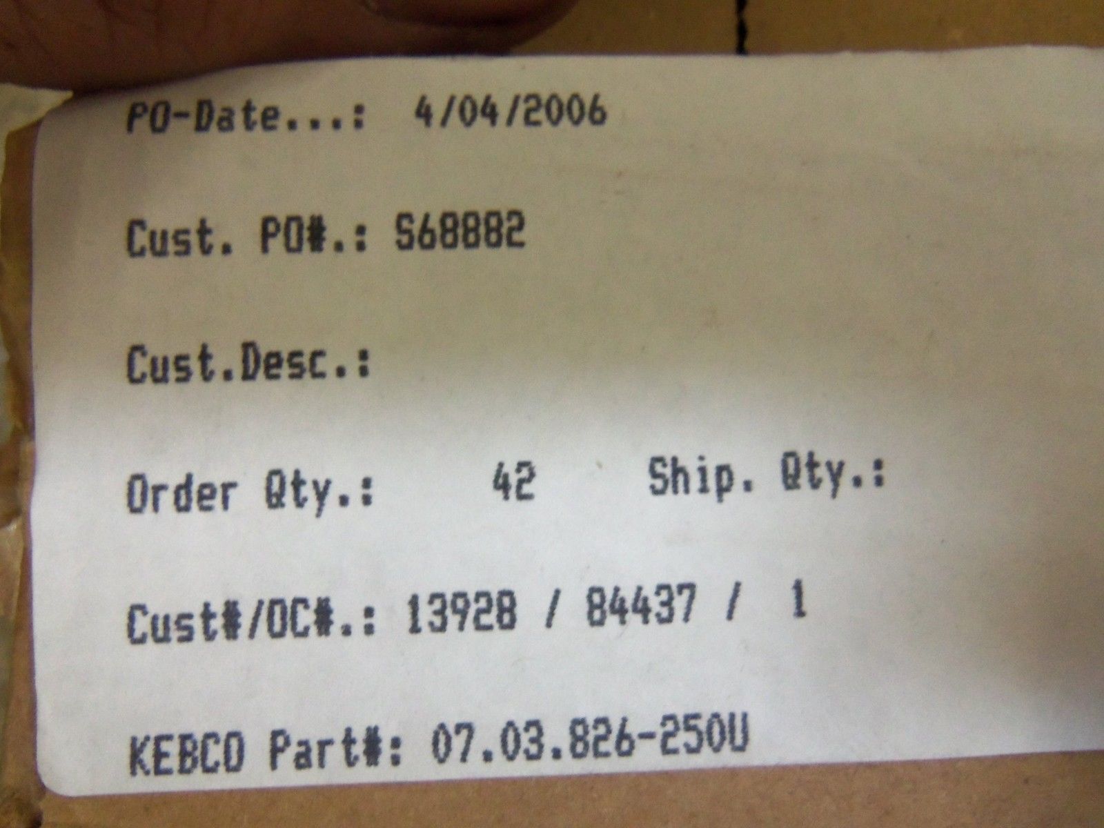 KEB 07.03.826-250U NSMP