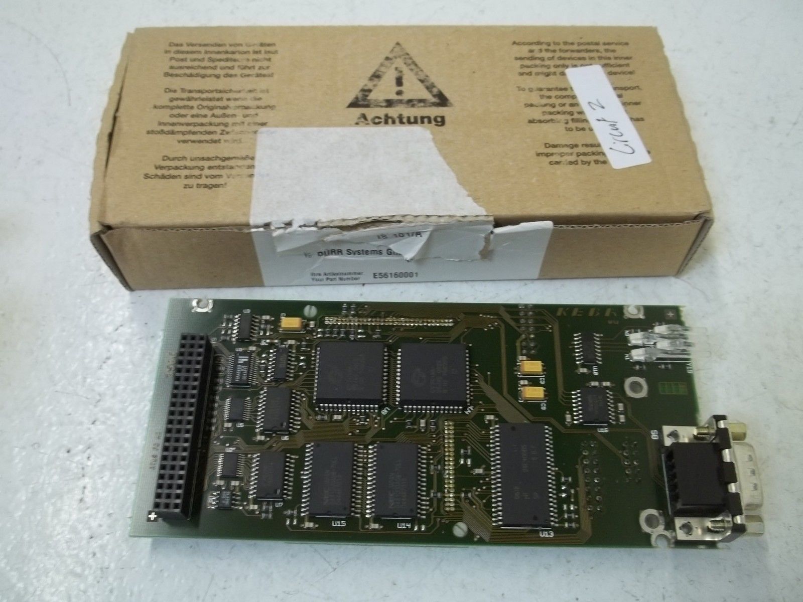 KEBA IS101/A BOARD UNMP