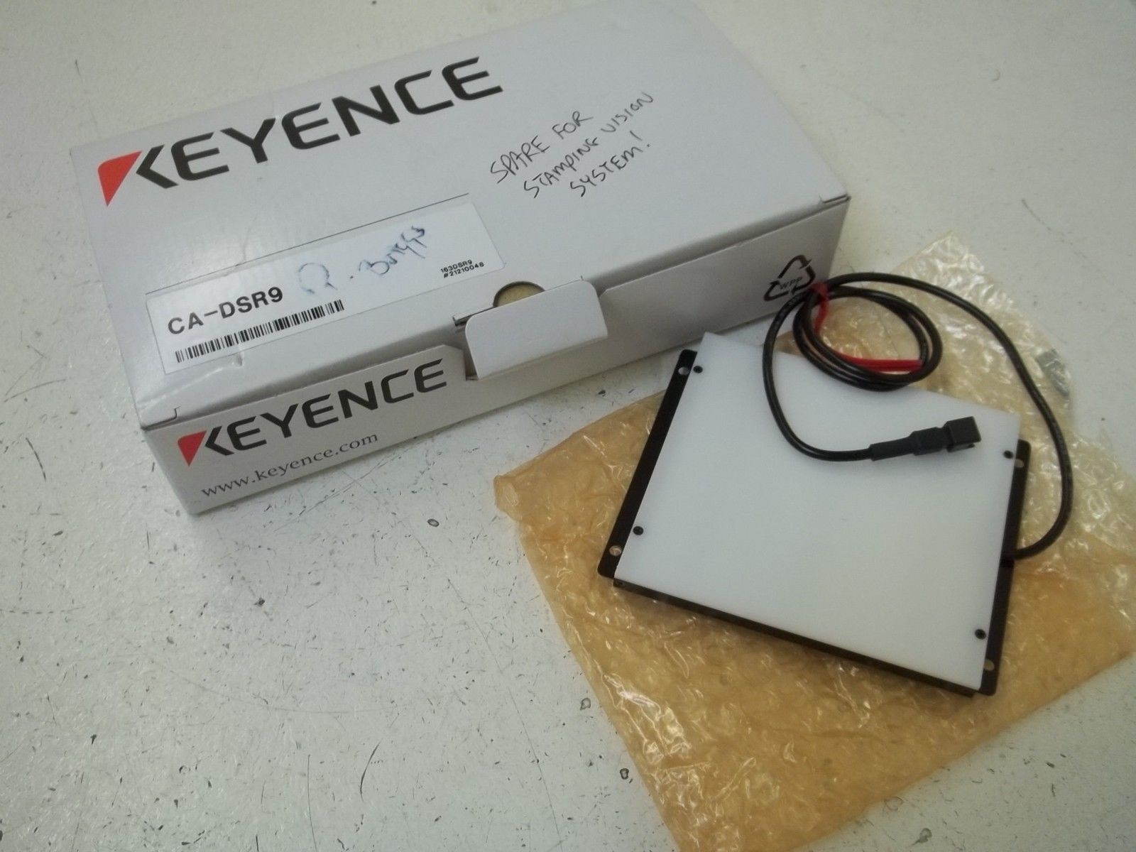 KEYENCE CA-DSR9 BACKLIGHT MACHINE VISION LIGHT NSMP
