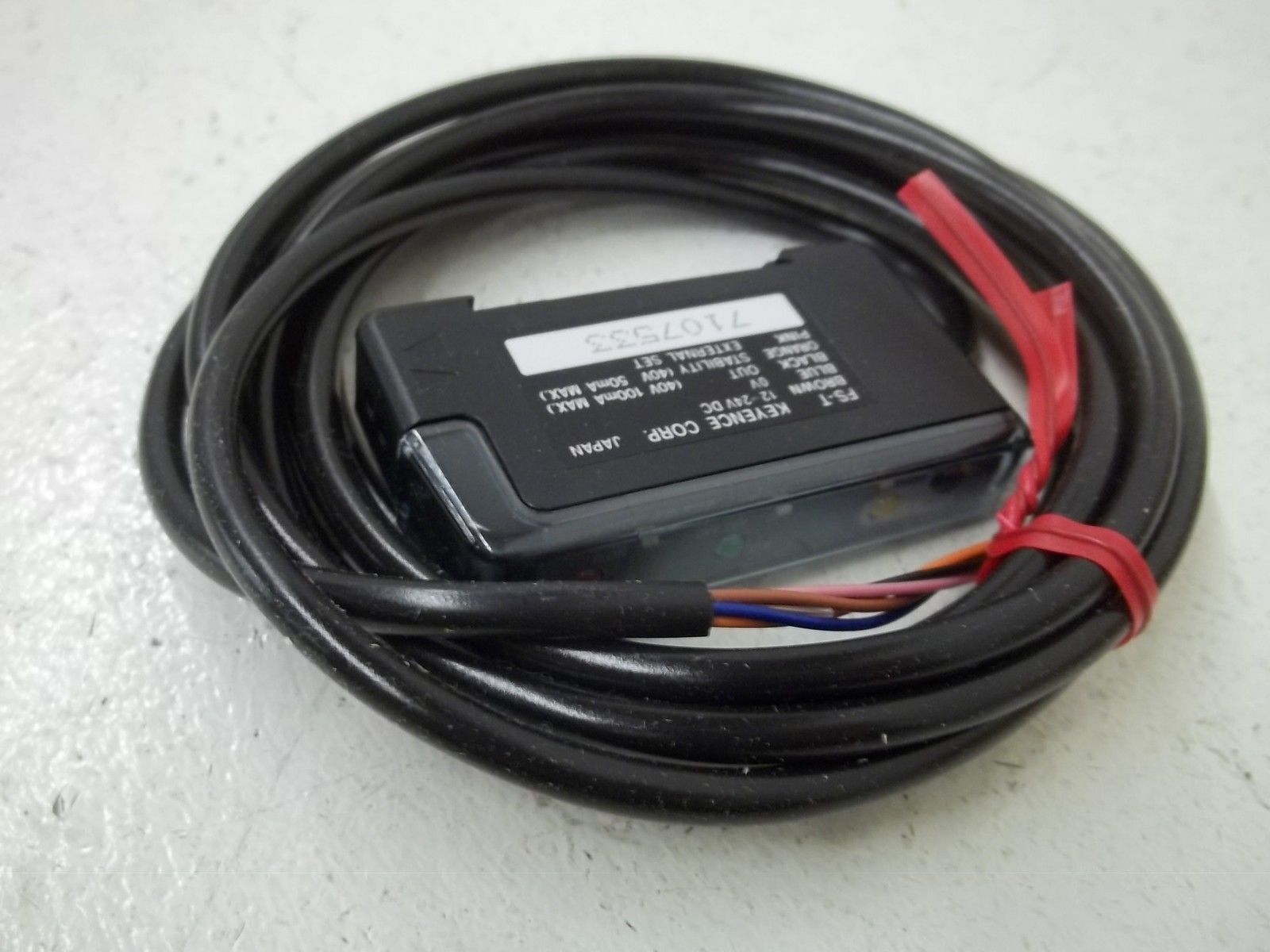 KEYENCE FS-T22 FIBER PHOTOELECTRIC SENSOR NSMP